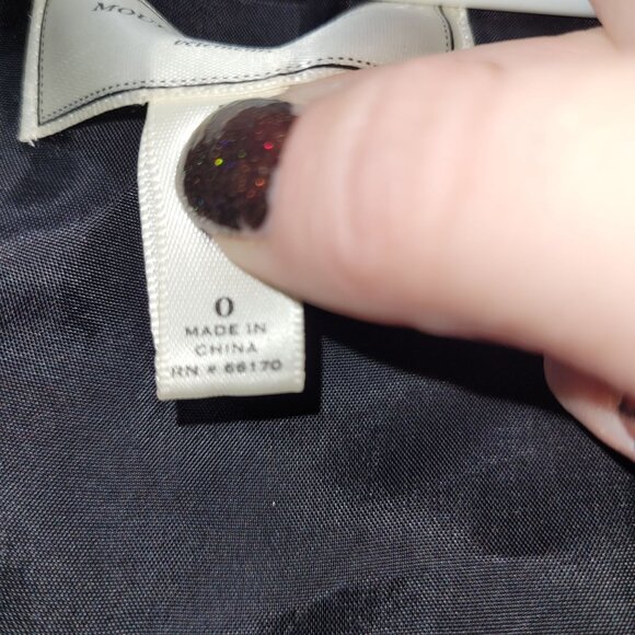 Moulinette Soeurs Womens Size 0 100% Silk Belted Imprint Dress Sleeveless Anthro - Picture 9 of 10